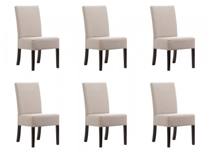 6x Stoel Set Gestoffeerd Zitstoelen Set Wachtkamer Kantoor Praktijk Lounge Club